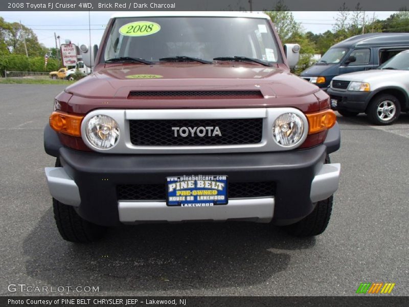 Brick Red / Dark Charcoal 2008 Toyota FJ Cruiser 4WD