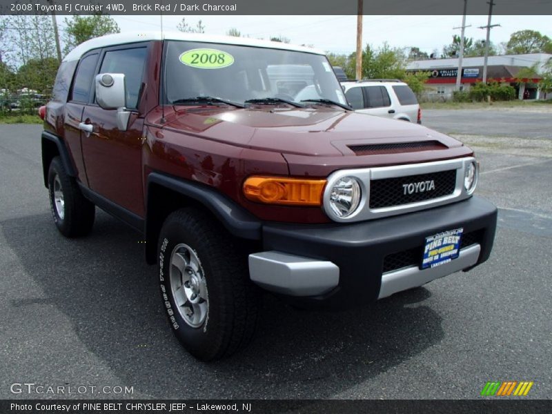 Brick Red / Dark Charcoal 2008 Toyota FJ Cruiser 4WD