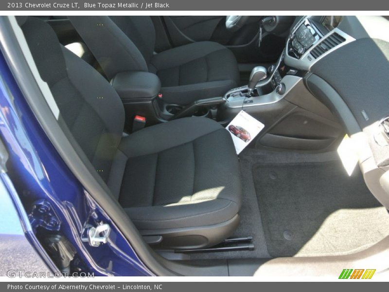 Blue Topaz Metallic / Jet Black 2013 Chevrolet Cruze LT