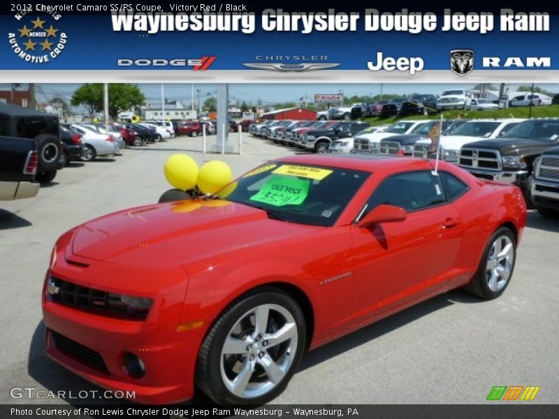 Victory Red / Black 2012 Chevrolet Camaro SS/RS Coupe