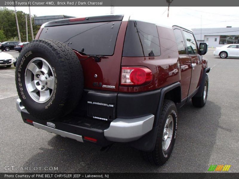 Brick Red / Dark Charcoal 2008 Toyota FJ Cruiser 4WD