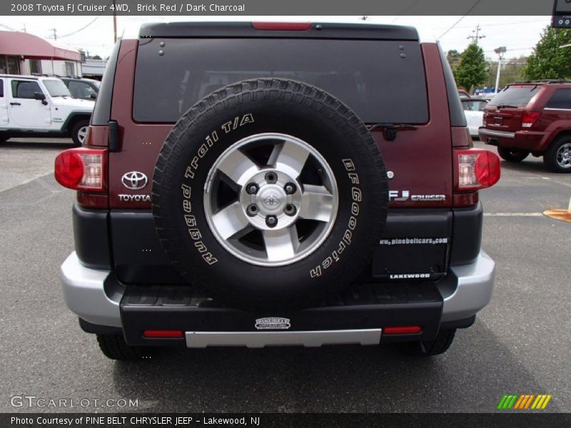 Brick Red / Dark Charcoal 2008 Toyota FJ Cruiser 4WD