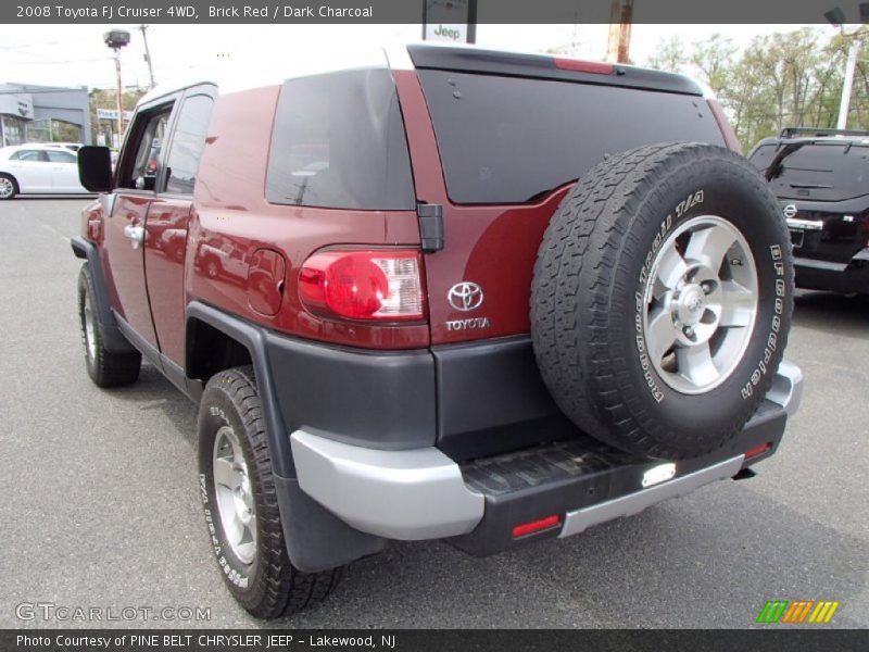 Brick Red / Dark Charcoal 2008 Toyota FJ Cruiser 4WD