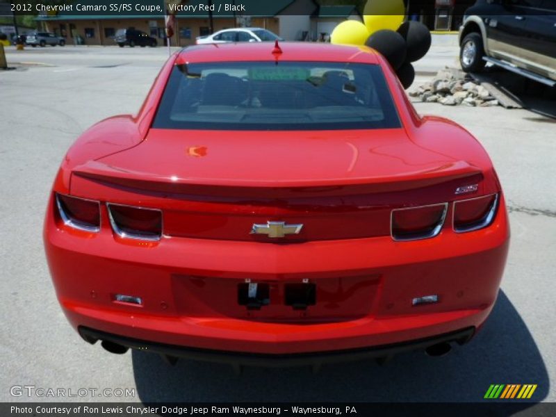 Victory Red / Black 2012 Chevrolet Camaro SS/RS Coupe