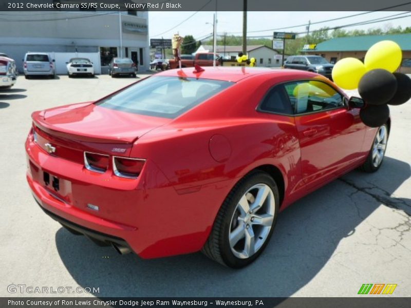 Victory Red / Black 2012 Chevrolet Camaro SS/RS Coupe