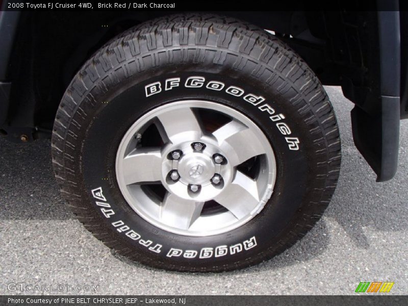 Brick Red / Dark Charcoal 2008 Toyota FJ Cruiser 4WD