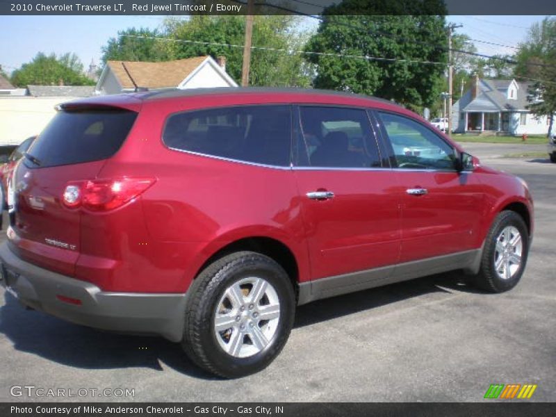 Red Jewel Tintcoat / Ebony 2010 Chevrolet Traverse LT