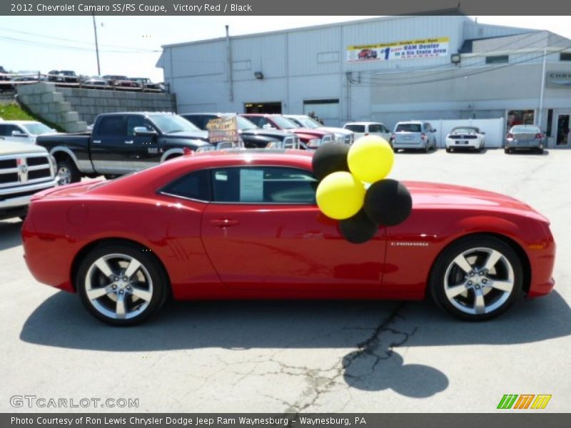 Victory Red / Black 2012 Chevrolet Camaro SS/RS Coupe