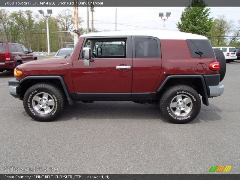 Brick Red / Dark Charcoal 2008 Toyota FJ Cruiser 4WD