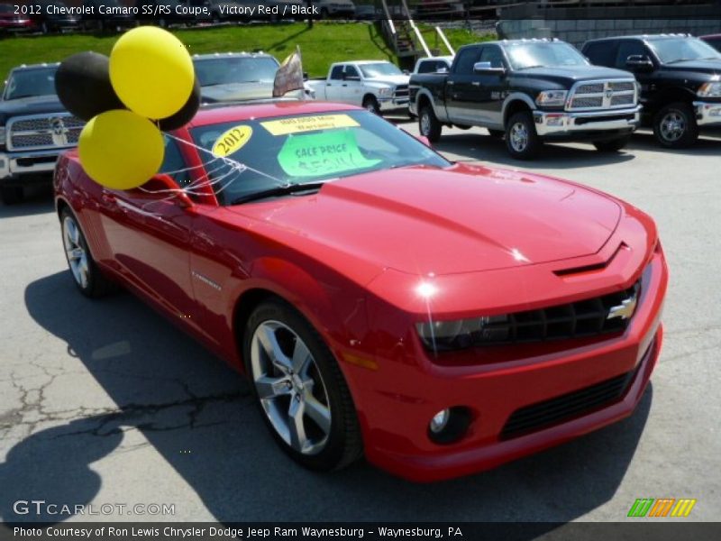Victory Red / Black 2012 Chevrolet Camaro SS/RS Coupe