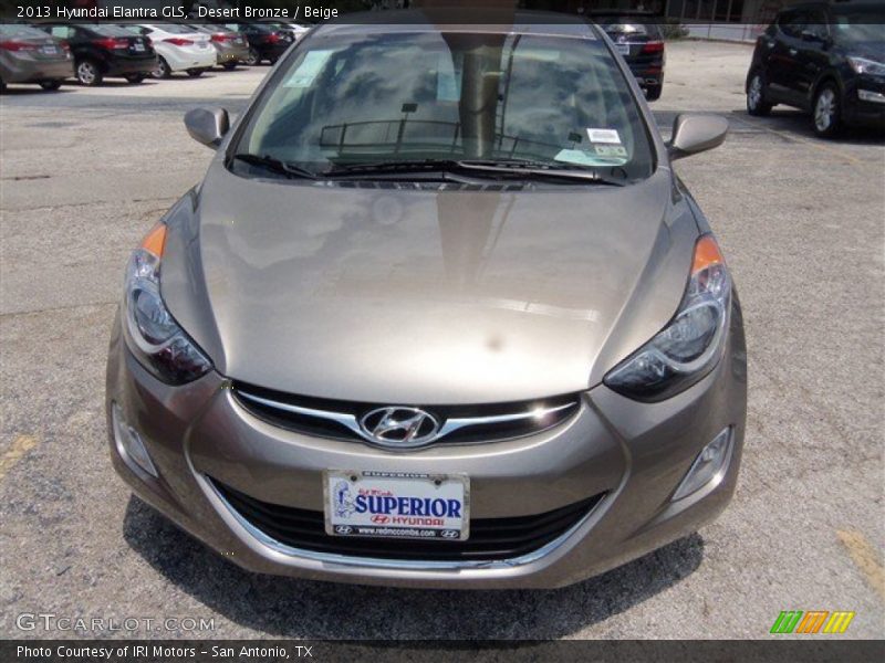 Desert Bronze / Beige 2013 Hyundai Elantra GLS