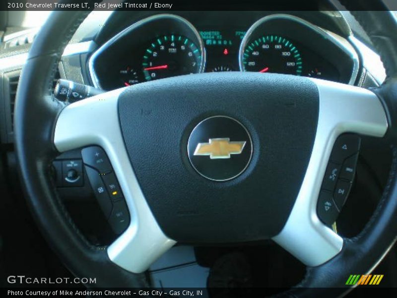 Red Jewel Tintcoat / Ebony 2010 Chevrolet Traverse LT