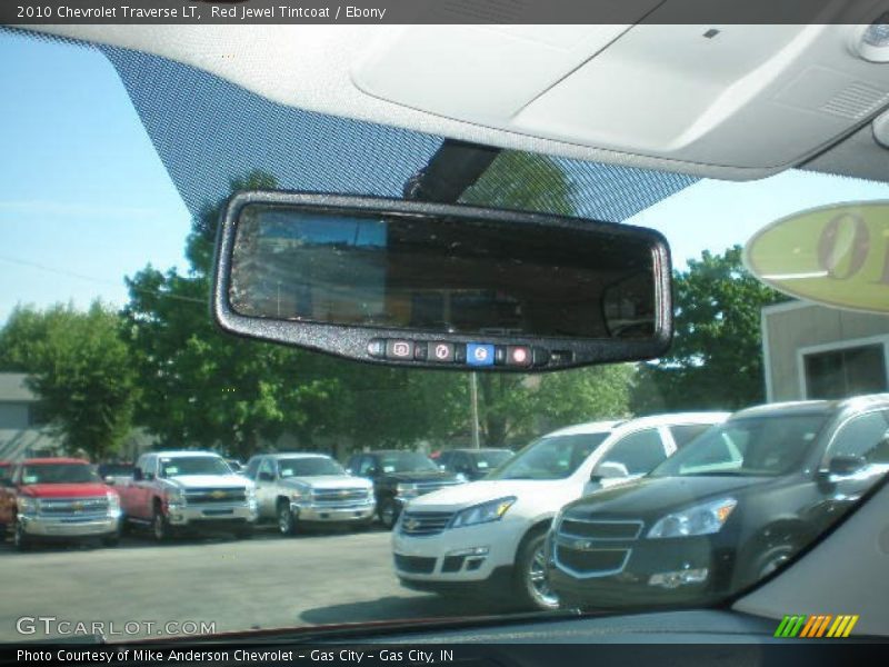 Red Jewel Tintcoat / Ebony 2010 Chevrolet Traverse LT