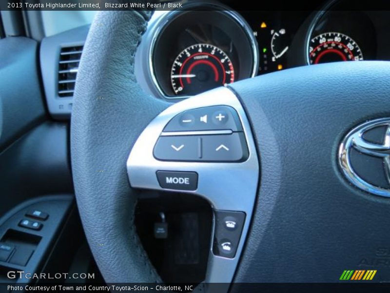 Controls of 2013 Highlander Limited
