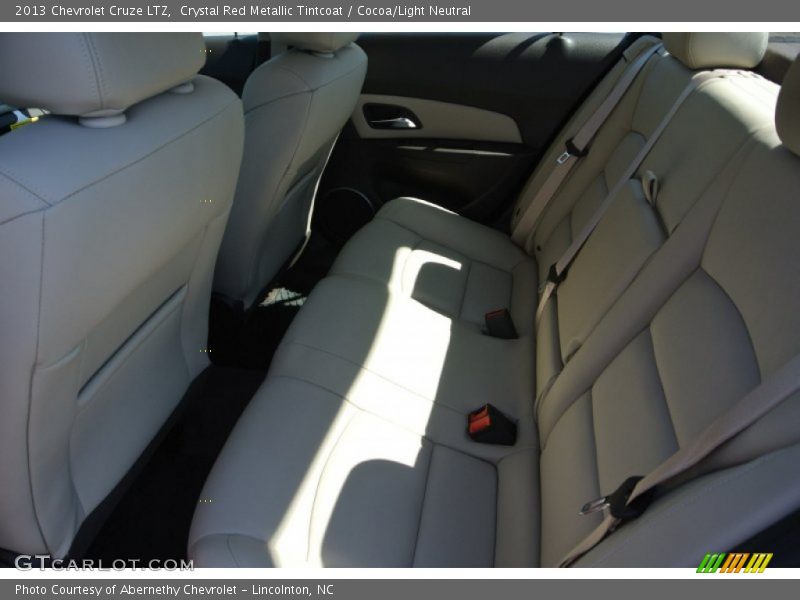 Crystal Red Metallic Tintcoat / Cocoa/Light Neutral 2013 Chevrolet Cruze LTZ
