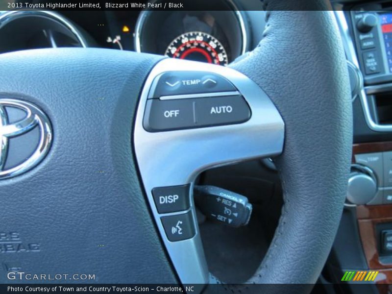 Controls of 2013 Highlander Limited
