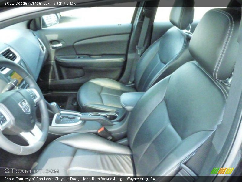 Black / Black 2011 Dodge Avenger Lux