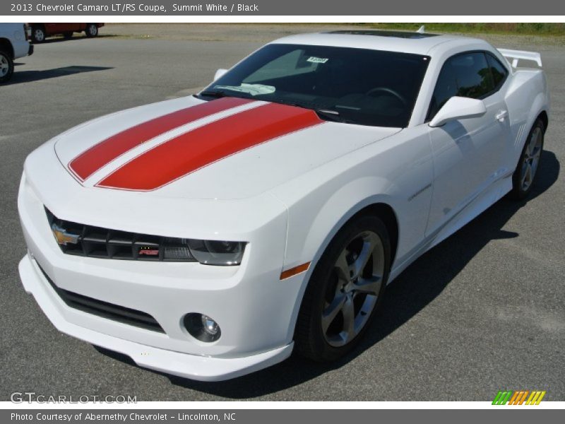 Summit White / Black 2013 Chevrolet Camaro LT/RS Coupe