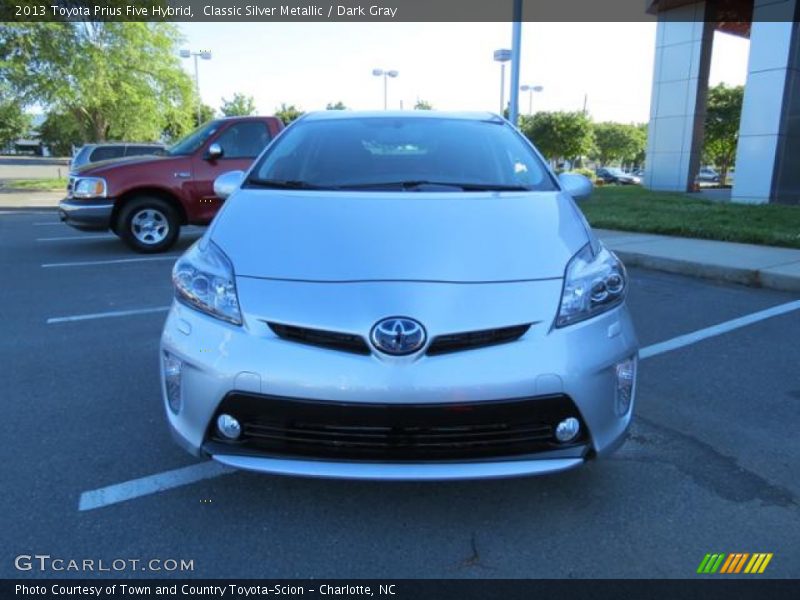 Classic Silver Metallic / Dark Gray 2013 Toyota Prius Five Hybrid