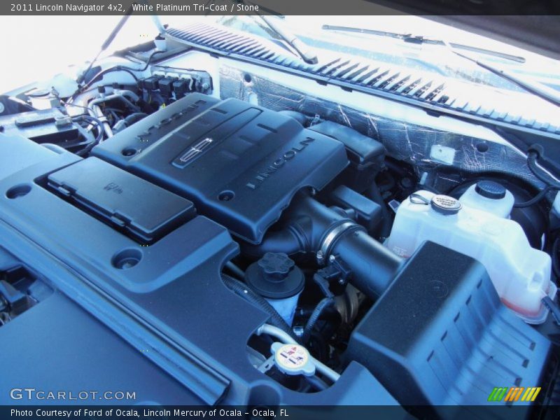 White Platinum Tri-Coat / Stone 2011 Lincoln Navigator 4x2