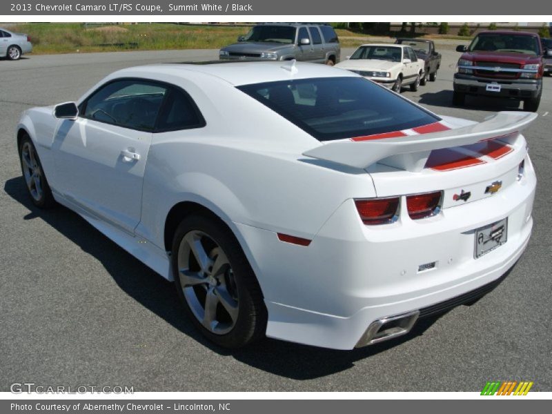 Summit White / Black 2013 Chevrolet Camaro LT/RS Coupe