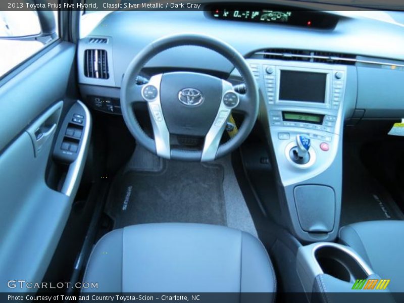 Classic Silver Metallic / Dark Gray 2013 Toyota Prius Five Hybrid