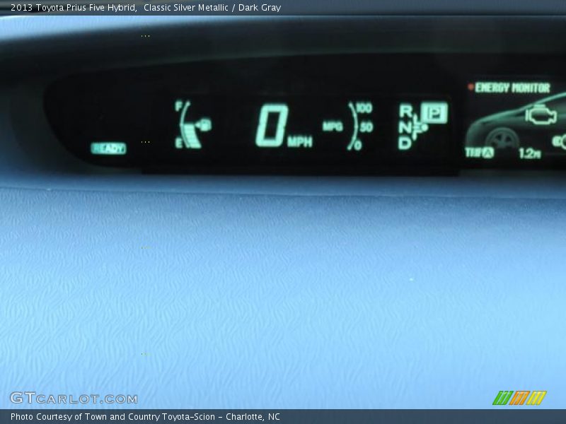 Classic Silver Metallic / Dark Gray 2013 Toyota Prius Five Hybrid