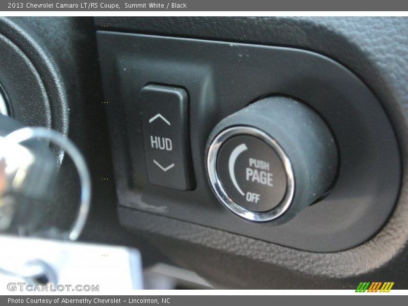 Summit White / Black 2013 Chevrolet Camaro LT/RS Coupe