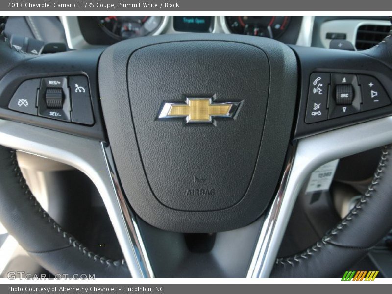 Summit White / Black 2013 Chevrolet Camaro LT/RS Coupe