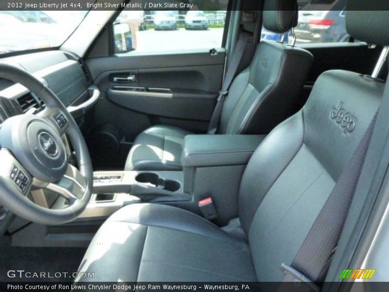 Bright Silver Metallic / Dark Slate Gray 2012 Jeep Liberty Jet 4x4