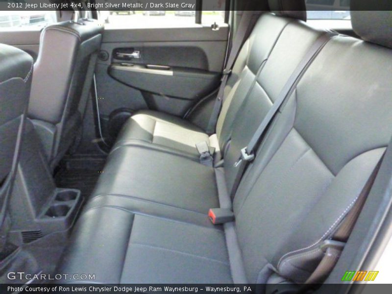 Bright Silver Metallic / Dark Slate Gray 2012 Jeep Liberty Jet 4x4