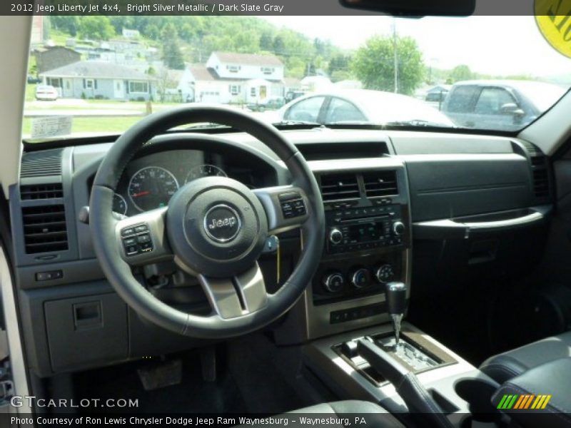 Bright Silver Metallic / Dark Slate Gray 2012 Jeep Liberty Jet 4x4
