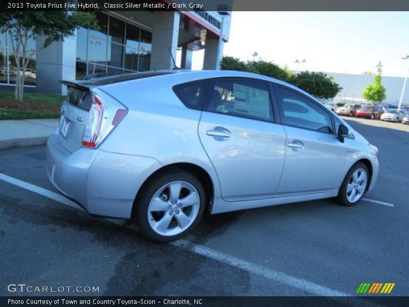 Classic Silver Metallic / Dark Gray 2013 Toyota Prius Five Hybrid