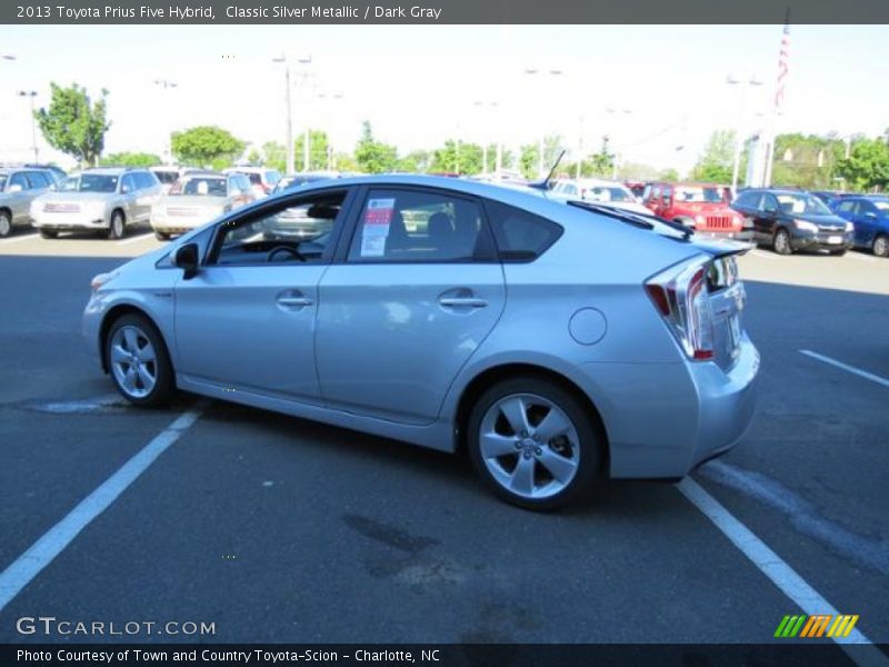 Classic Silver Metallic / Dark Gray 2013 Toyota Prius Five Hybrid