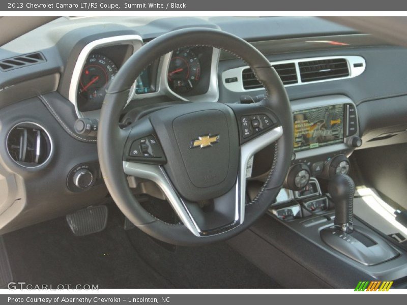 Summit White / Black 2013 Chevrolet Camaro LT/RS Coupe