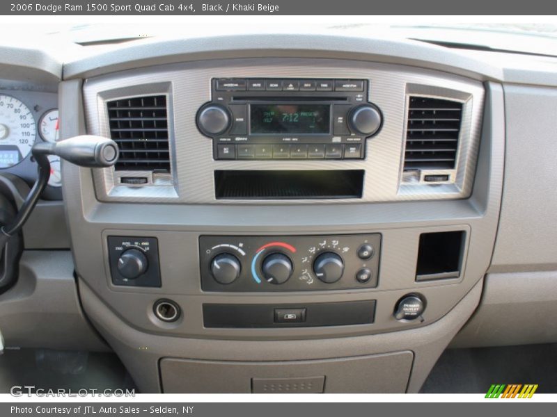 Black / Khaki Beige 2006 Dodge Ram 1500 Sport Quad Cab 4x4