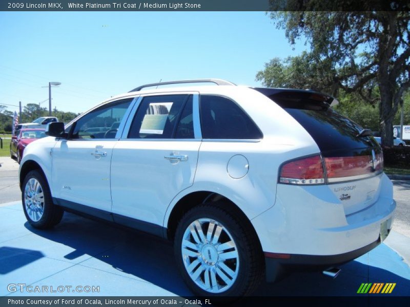 White Platinum Tri Coat / Medium Light Stone 2009 Lincoln MKX