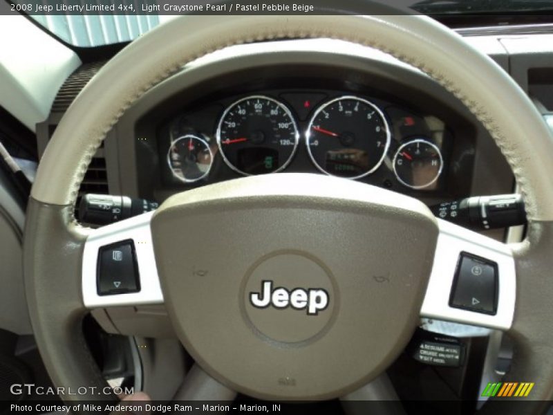 Light Graystone Pearl / Pastel Pebble Beige 2008 Jeep Liberty Limited 4x4