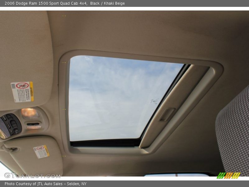 Black / Khaki Beige 2006 Dodge Ram 1500 Sport Quad Cab 4x4