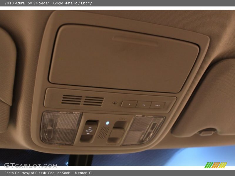 Grigio Metallic / Ebony 2010 Acura TSX V6 Sedan