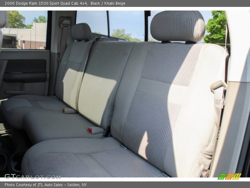Black / Khaki Beige 2006 Dodge Ram 1500 Sport Quad Cab 4x4