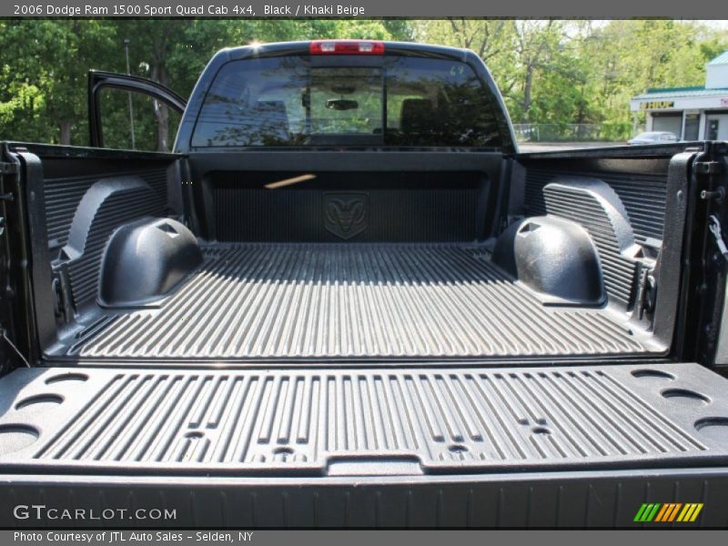 Black / Khaki Beige 2006 Dodge Ram 1500 Sport Quad Cab 4x4