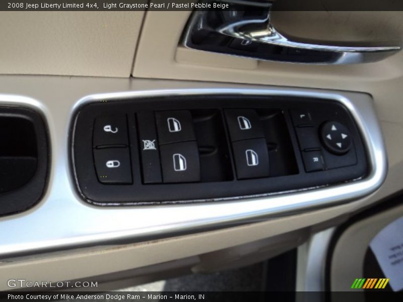 Light Graystone Pearl / Pastel Pebble Beige 2008 Jeep Liberty Limited 4x4
