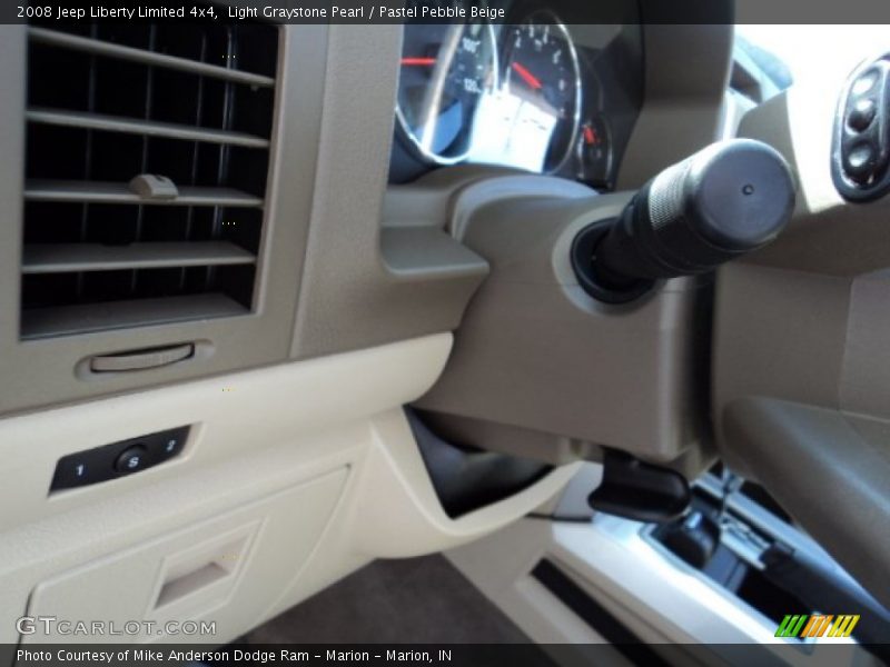 Light Graystone Pearl / Pastel Pebble Beige 2008 Jeep Liberty Limited 4x4