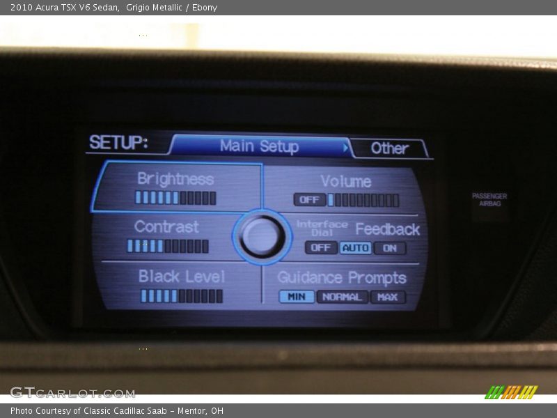 Grigio Metallic / Ebony 2010 Acura TSX V6 Sedan