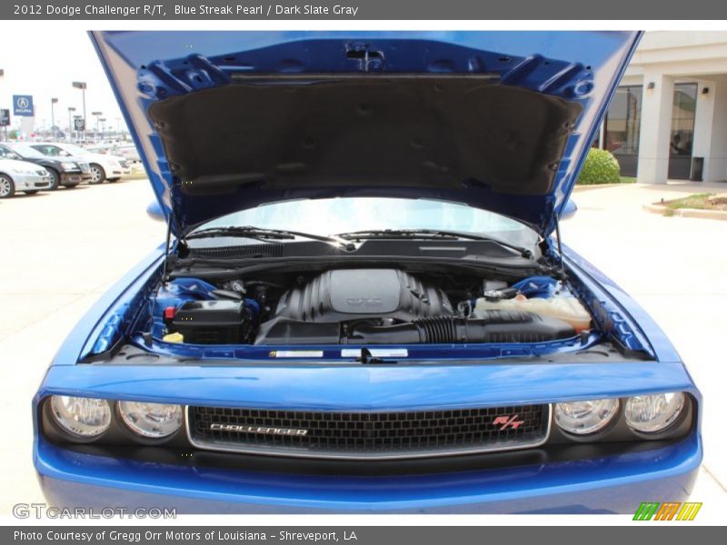 Blue Streak Pearl / Dark Slate Gray 2012 Dodge Challenger R/T