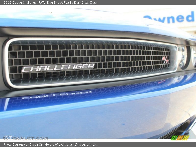 Blue Streak Pearl / Dark Slate Gray 2012 Dodge Challenger R/T