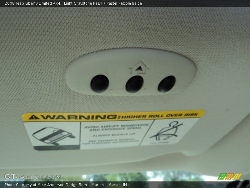 Light Graystone Pearl / Pastel Pebble Beige 2008 Jeep Liberty Limited 4x4