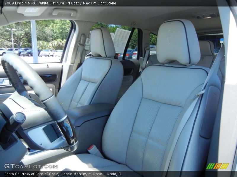 Front Seat of 2009 MKX 