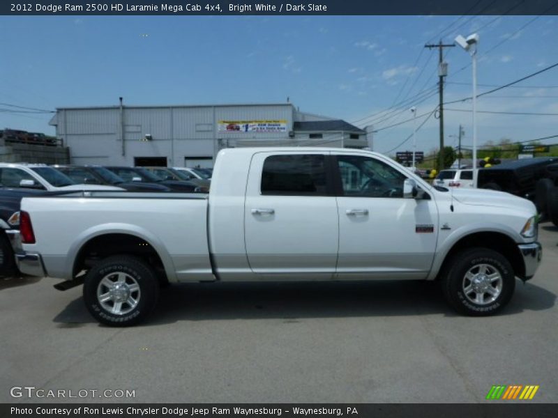 Bright White / Dark Slate 2012 Dodge Ram 2500 HD Laramie Mega Cab 4x4